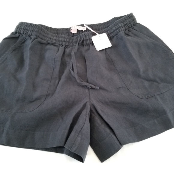 Abito a Quadri in Lino Blu Navy | Hockerty
